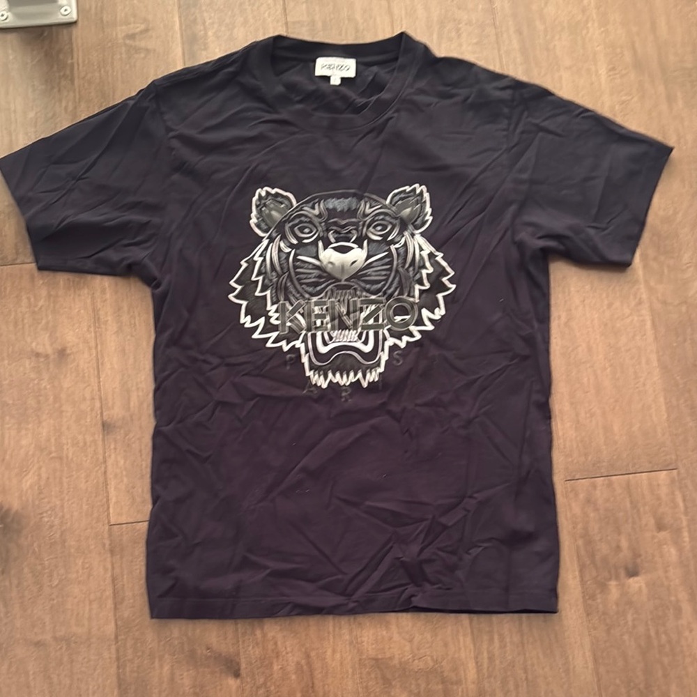 Kenzo Black Tiger Graphic T-Shirt
